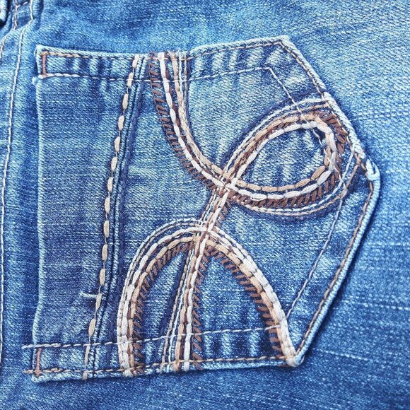 Wallflower FLARE Denim Jeans Size 5 Women's WIDE LEG JEANS - Picture 4 of 9